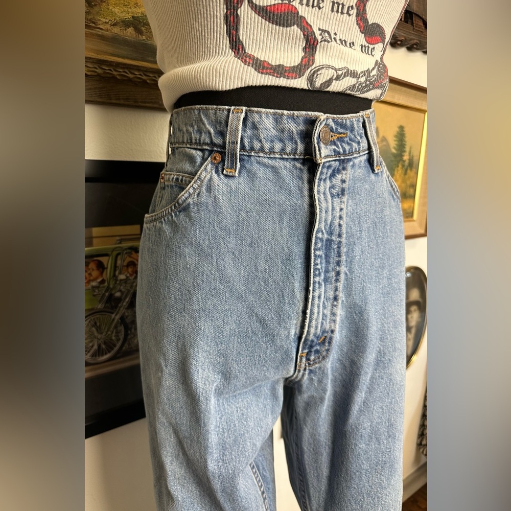 Vintage Orange Tab 505 Levi's 35W x 33L Regular Fit - Picture 4 of 8